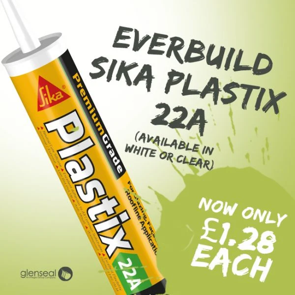 Everbuild's Sika Plastix 22A Silicone Sealant